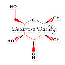 Load image into Gallery viewer, Dextrose Daddy Stickers