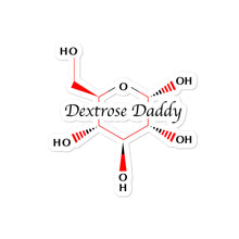 Load image into Gallery viewer, Dextrose Daddy Stickers
